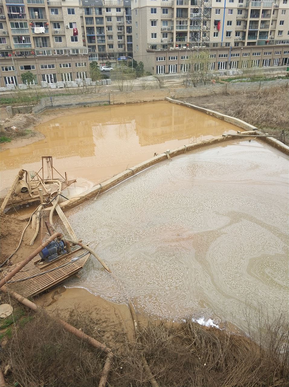 常平镇沉淀池淤泥清理-厂区废水池淤泥清淤
